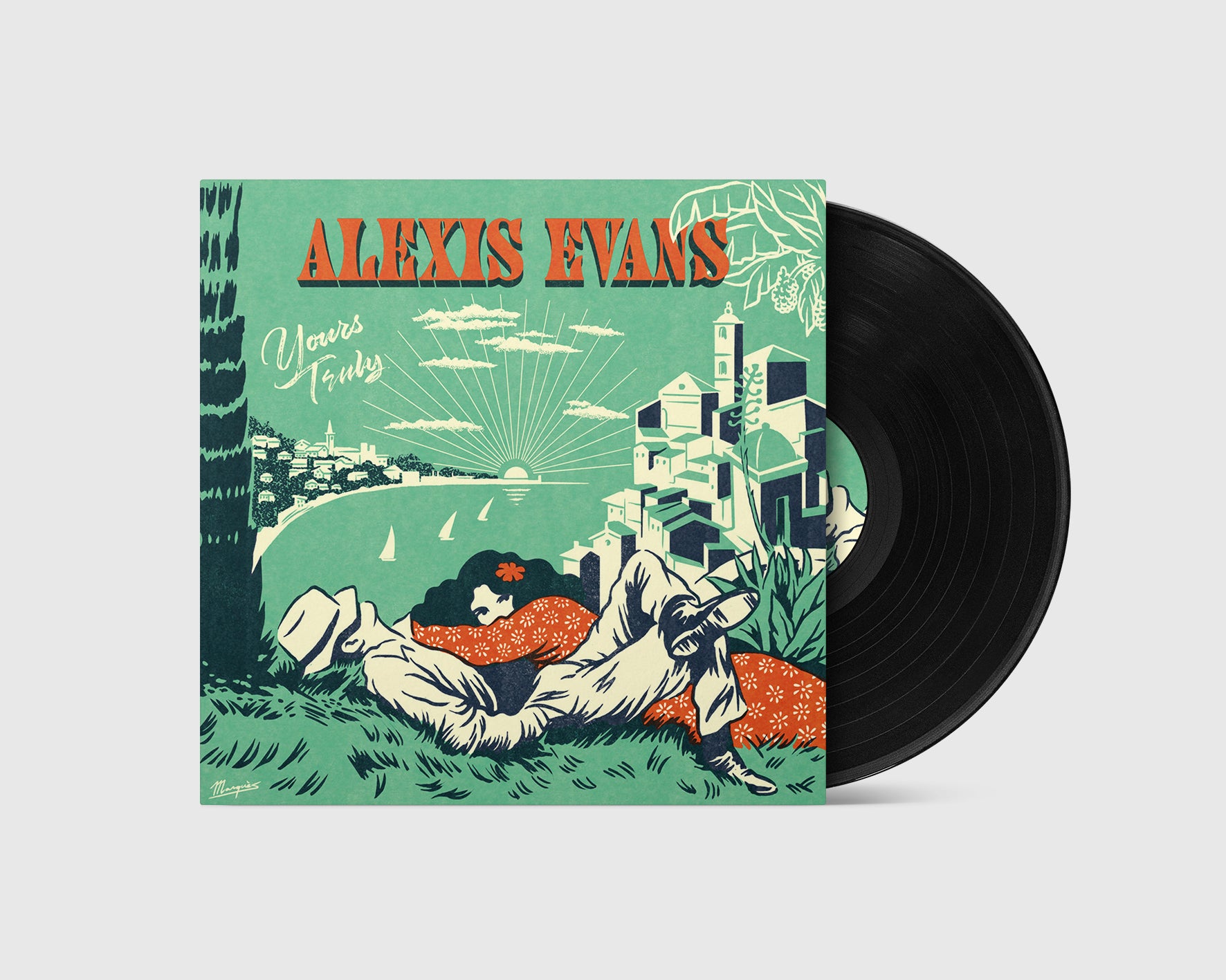 Alexis Evans Yours Truly (LP) Golden Rules Shop